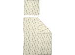 Kinderbettwäsche ADAM "Bellerina", bunt (rosa, natur), B/L: 135cm x 200cm, 1 Stk., 1 Stk., Renforcé, B/L: 80cm x 80cm, 2 Stk., Renforcé, Obermaterial: 100% Baumwolle, Bettwäsche, GOTS zertifiziert - aus Bio-Baumwolle