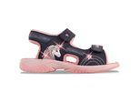 Sandale LOTTO, Mädchen, Gr. 25, bunt (navy, pink), Synthetik, mehrfarbig, Schuhe Sandale, - mit blinkenden LED Leuchten