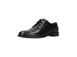 Schnürschuh BUGATTI "bugatti Businessschuhe Leder", Herren, Gr. 40, schwarz, Leder, Schuhe Schnürschuh