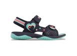 Sandale LOTTO, Mädchen, Gr. 31, blau (navy, aqua), Synthetik, mehrfarbig, Schuhe Sandale, - mit weicher EVA Innensohle