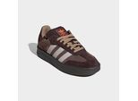 Sneaker ADIDAS ORIGINALS "SAMBA XLG", Herren, Gr. 41, braun, alumina, aurora coffee, Leder, Synthetik, Schuhe Sneaker