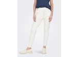 Jogger Pants ONLY "ONLPOPTRASH LIFE EASY COL PANT PNT NOOS", Damen, Gr. XS (34), Länge 32, weiß (cloud dancer), Milano Rib, Obermaterial: 63% Viskose, 32% Nylon, 5% Elasthan, unifarben, regular fit lang, Hosen, Viskosemischung, regular fit