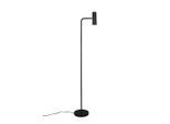 Trio Leuchten Stehleuchte Marley, Schwarz, Metall, 23x151 cm, Kippschalter, Lampen & Leuchten, Innenbeleuchtung, Leuchten nach Räumen, Wohnzimmerlampen