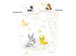 Babybettwäsche LOONEY TUNES "Looney Tunes", bunt, B/L: 100cm x 135cm, 1 Stk., 1 Stk., Renforcé, B/L: 60cm x 40cm, 2 Stk., Renforcé, Obermaterial: 100% Baumwolle, Bettwäsche, Babybettwäsche, mit liebevollem Motiv