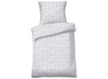 Bettwäsche DYCKHOFF "Tessa", grau (magnesit), B/L: 135cm x 200cm, 1 Stk., 1 Stk., Frottee, B/L: 80cm x 80cm, 2 Stk., Frottee, Obermaterial: 75% Baumwolle, 25% Polyester, Bettwäsche, Bettwäsche, aus Weichfrottier