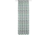 Vorhang ADAM "Bio Bel" Gr. 5, blau (hellblau), B:142cm H:255cm, Jacquard, Baumwolle, Gardinen, Vorhang, aus 100% Bio-Baumwolle