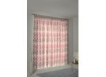 Vorhang ADAM "Bio Bel" Gr. 3, rosa, B:145cm H:225cm, Jacquard, Baumwolle (Bio-Baumwolle), Gardinen, Vorhang, aus 100% Bio-Baumwolle