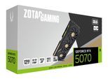 ZOTAC Grafikkarte "GAMING GeForce RTX 5070 SOLID OC", grau (ohne farbbezeichnung), Grafikkarten