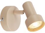 BRILONER LEUCHTEN LED Deckenspot "TAPP", beige, 1, 1 Stk., Leuchten, 8x10,5 cm, Wohnzimmer, Schlafzimmer, Flur, Büro, LED Deckenspot