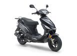 Motorroller LUXXON "LuXXon Prime 2", schwarz (schwarz, schwarz), Motorroller, 45 km/h, 10 Zoll, Automatik, Benzinbetrieben, 1 Zylinder, 4-Takt, Roller, B:65,5cm H:110cm L:175cm