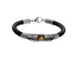 Armband OSTSEE-SCHMUCK "- Hedi-Sarah Vicenca - Silber 925/000 - Bernstein" Gr. 19, silber (silber 925, silberfarben, weiß), Armbänder, Damen, 19, Silber 925 (Sterlingsilber), Armband