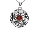 Kette mit Anhänger OSTSEE-SCHMUCK "- Fischland 34x24 mm - Silber 925/000 - Bernstein" Gr. 50, silber (silber 925, silberfarben, weiß), Schmuck_Sets, Damen, 50, Silber 925 (Sterlingsilber)