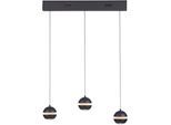 LED Pendelleuchte "LINI", schwarz, 3, H: 22cm, 1 Stk., SCHÖNER WOHNEN-KOLLEKTION, Leuchten, SCHÖNER WOHNEN Kollektion, 3-Stufen Dimmer, Comfort-Lift, LED Pendelleuchte