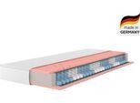 Taschenfederkernmatratze FAN "Loona, 7 Zonen Matratze 90x200 cm, 140x200 cm & weitere Größen", weiß, B:90cm H:24cm L:190cm, Bezug: 100% Polyester. Steppfüllung: 100% Polyester, Matratzen, Taschenfederkernmatratze, Matratzen H2-H4, ergonomisch, atmungsaktiv, 420 Federn bei 100x200 cm