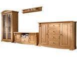 Wohnwand OTTO HOME "Anna", beige (natur), Kastenmöbel-Sets, Wohnwand, aus massiver Kiefer, FSC, im romantischen Landhausstil