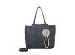Henkeltasche FRITZI AUS PREUSSEN "Fritzi42N", Damen, Gr. B/H/T: 18cm x 33cm x 45cm, blau, Kunstfaser, unifarben, Taschen, aus veganen Materialien