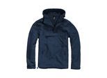 Anorak BRANDIT "Brandit Herren Fleece Pull Over Windbreaker", Herren, Gr. S, navy, 100% Polyester, mehrfarbig, normal, ohne Ausschnitt, Jacken