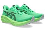 Laufschuh ASICS "NOVABLAST 5", Damen, Gr. 42,5, vital grün, schwarz, Synthetik, Schuhe Laufschuh
