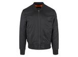 Anorak URBAN CLASSICS "Urban Classics Herren Basic Bomber Jacket", Herren, Gr. 5XL, schwarz, 100% Polyamid, unifarben, normal, amerikanischer Ausschnitt, Jacken