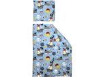 Kinderbettwäsche ADAM "Pirates", blau, B/L: 200cm x 135cm, 1 Stk., 1 Stk., Renforcé, B/L: 80cm x 80cm, 2 Stk., Renforcé, Obermaterial: 100% Baumwolle, Bettwäsche, Kinderbettwäsche