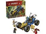 Konstruktionsspielsteine LEGO "Jays Transformationsflitzer (71856), LEGO Ninjago", bunt, Spielbausteine, Kinder, Kunststoff, Konstruktionsspielsteine, Made in Europe