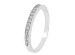 Fingerring ADELIA´S "Damen Ring aus 925 Silber mit Zirkonia" Gr. 56, silber, Fingerringe, Damen, 56, Silber 925 (Sterlingsilber), Fingerring
