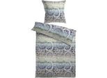 Bettwäsche KINZLER "Sydney", bunt, B/L: 135cm x 200cm, 1 Stk., 1 Stk., Satin, B/L: 80cm x 80cm, 2 Stk., Satin, Obermaterial: 100% Baumwolle, Bettwäsche, Bettwäsche, aus Baumwoll-Satin