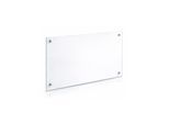 VCM Küchenrückwand Spritzschutz – ESG Hartglas 90 x 50 cm, Fliesenspiegel, Herdspritzschutz und Wandschutz für die Küche - Esilo