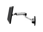 Ergotron LX - Befestigungskit (Wandmontage, Monitorarm) - für LCD-Display - Aluminium - Polished Aluminum - Bildschirmgröße: bis zu 86,4 cm (bis zu 34 Zoll)