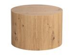 Mid.you Beistelltisch, Eiche, Holzwerkstoff, rund, 60x40x60 cm, Wohnzimmer, Wohnzimmertische, Beistelltische