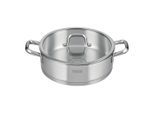 Johann Lafer Servierpfanne Lafer , Silber , Metall , 4,4 L , rund , Kochen, Pfannen, Servierpfannen