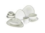 Creatable Kombiservice, Weiß, Keramik, 10-teilig, 300 ml,400 ml, Essen & Trinken, Geschirr, Geschirr-Sets, Kombiservice
