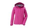 Funktionsjacke KILLTEC "KOS 67 WMN JCKT", Damen, Gr. 44, pink (rubinrosa), Oberseite: 100% Polyester.Rückseite: 100% Polyester, Jacken Funktionsjacke, Wasser- und winddichte, atmungsaktive 3-Lagen Jacke