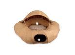 All for paws 3-in-1 Donut Katzentunnel braun/ caramell
