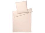 Bettwäsche ELEGANTE "Crisp", orange (peach), B/L: 135cm x 200cm, 1 Stk., 1 Stk., Washed Cotton, B/L: 80cm x 80cm, 2 Stk., Washed Cotton, Obermaterial: 100% Baumwolle, Bettwäsche, Bettwäsche, angenehmes Hautgefühl