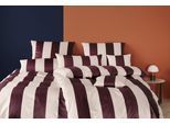 Bettwäsche ELEGANTE "Duo", rosé, wine, B/L: 155cm x 220cm, 1 Stk., 1 Stk., Mako-Satin, B/L: 80cm x 80cm, 2 Stk., Mako-Satin, Obermaterial: 100% Baumwolle, Bettwäsche, Bettwäsche, angenehmes Hautgefühl