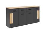 Sideboard Alara Eiche/Anthrazit