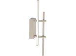 EGLO Wandleuchte "TREPILIANO Wandlampe - Alu, Stahl - LED - 12W - IP20", beige (sandfarben), 1, H: 45,5cm, 1 Stk., Leuchten, Wandstrahler, Wandspot, Wohnzimmer, Flur, L6 x H45,5 x AL15,5 cm, Wandleuchte