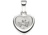 Engelanhänger JOBO "Kleiner Anhänger Engel Schutzengel 12 mm", silber 925, Schmuckanhänger, Damen, Silber 925 (Sterlingsilber), 925 Silber rhodiniert