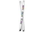 Kettenanhänger JOBO "Anhänger Silberanhänger 30 mm", bunt (silber 925, mehrfarbig), Schmuckanhänger, Damen, Silber 925 (Sterlingsilber), Kettenanhänger, 925 Silber rhodiniert mit 6 bunten Zirkonia