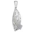 Kettenanhänger JOBO "Anhänger Silberanhänger gehämmert 28 mm", silber 925, Schmuckanhänger, Damen, Silber 925 (Sterlingsilber), Kettenanhänger, 925 Silber rhodiniert