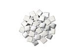 Kettenanhänger JOBO "Anhänger Silberanhänger 32 mm", silber 925, weiß, Schmuckanhänger, Damen, Silber 925 (Sterlingsilber), Kettenanhänger, 925 Silber rhodiniert mit 11 Zirkonia
