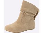 Stiefelette SHEEGO, Damen, Gr. 41, beige, Lederimitat, Polyester, Schuhe Stiefelette