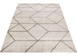 Teppich WECON HOME "Bossa Lounge", beige, B:200cm H:10mm L:290cm, Kunstfaser, Teppiche, Teppich, 3D-Design, Kurzflor, Wohnzimmer