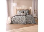 Bettwäsche ESTELLA "Heiko", 810, grau, B/L: 135cm x 200cm, 1 Stk., 1 Stk., Mako-Interlock-Jersey, B/L: 80cm x 80cm, 2 tlg., Mako-Interlock-Jersey, Obermaterial: 100% Baumwolle, Bettwäsche, Bettwäsche, Luxuriöser Mako-Interlock-Jersey