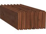 Gartenhaus-Fußboden PALMAKO, braun (hellbraun), B:338cm H:1,9cm T:276cm, Massivholz, Gartenhaus-Fußböden, passend für Gartenhaus Valentine 9,0 m2