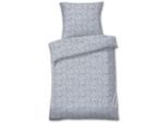 Bettwäsche DYCKHOFF "Tessa", silber, B/L: 155cm x 220cm, 1 Stk., 1 Stk., Frottee, B/L: 80cm x 80cm, 2 Stk., Frottee, Obermaterial: 75% Baumwolle, 25% Polyester, Bettwäsche, Bettwäsche, aus Weichfrottier