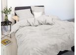 Bettwäsche IRISETTE "Feel 8236", silber (silberfarben), B/L: 155cm x 220cm, 1 Stk., 1 Stk., Feinbiber, B/L: 80cm x 80cm, 2 Stk., Feinbiber, Obermaterial: 100% Baumwolle, Bettwäsche, Bettwäsche, kuschelig weich und wärmend