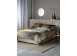 Bettwäsche IRISETTE "Tokio 8570", bunt (multi), B/L: 135cm x 200cm, 1 Stk., 1 Stk., Mako-Satin, B/L: 80cm x 80cm, 2 Stk., Mako-Satin, Obermaterial: 100% Baumwolle, Bettwäsche, Bettwäsche, seidiger Glanz