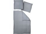 Bettwäsche ADAM "Graphic Ventusl light", blau (königsblau), B/L: 155cm x 200cm, 1 Stk., 1 Stk., Renforcé, B/L: 80cm x 80cm, 2 Stk., Renforcé, Obermaterial: 100% Baumwolle, Bettwäsche, Bettwäsche, aus 100 % Bio-Baumwolle, 2 teilig - Bettwäsche Set